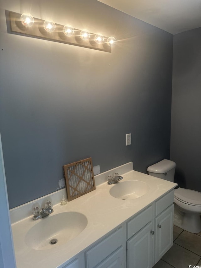 704 Coffee Tree Ct, Myrtle Beach, SC 29579 - bathroom featuring double vanity and tile patterned flooring