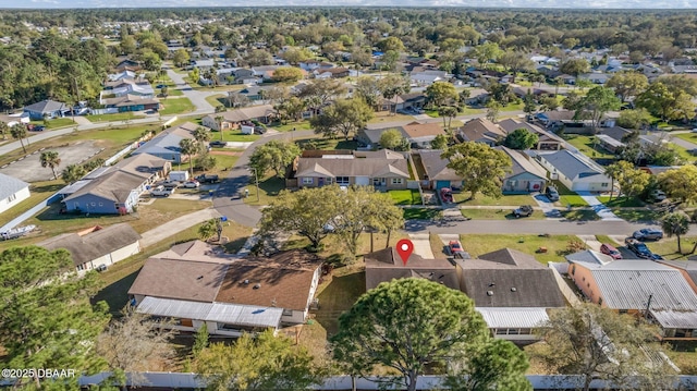 drone / aerial view featuring a residential view