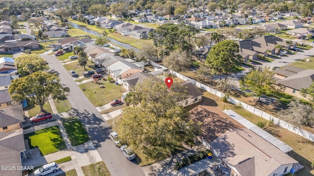 birds eye view of property featuring a residential view