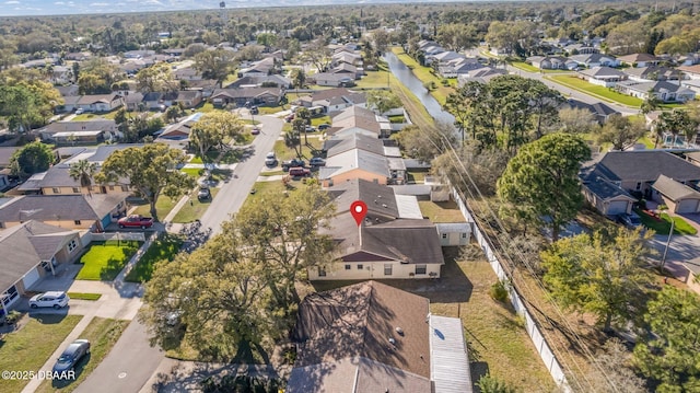 birds eye view of property featuring a residential view