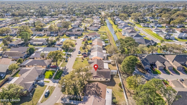 bird's eye view featuring a residential view