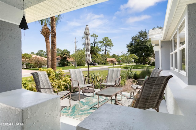 view of patio