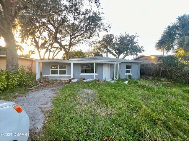 view of ranch-style house