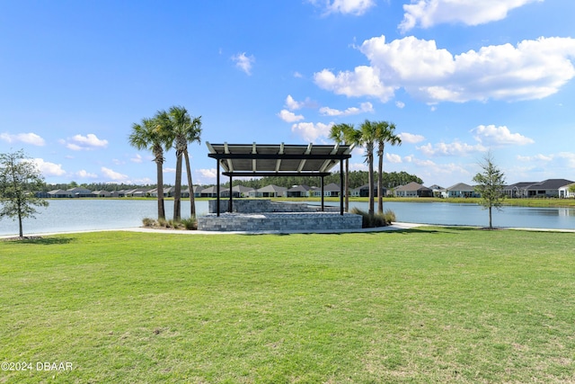 137 Azure Mist Way, Daytona Beach, FL 32124 - view of property's community with a yard, a water view, and a residential view