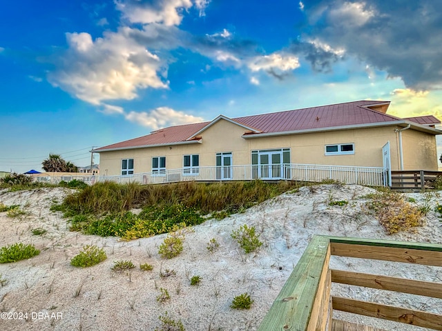 view of back of property