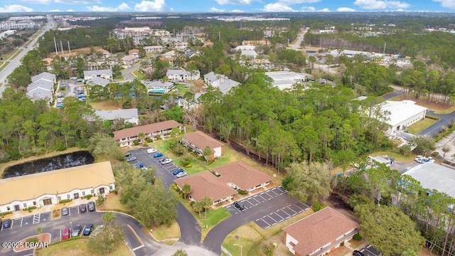 drone / aerial view featuring a residential view