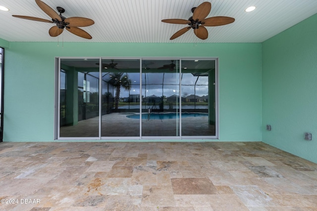 544 Good Life Way, Daytona Beach, FL 32124 - view of patio featuring a ceiling fan