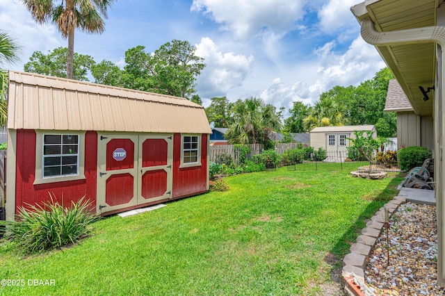 840 River Oak Dr W, Ormond Beach, FL 32174 - view of yard featuring a storage shed