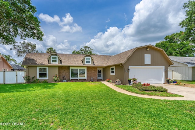 840 River Oak Dr W, Ormond Beach, FL 32174 - view of front facade with concrete driveway, a garage, and a shingled roof