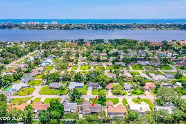 840 River Oak Dr W, Ormond Beach, FL 32174 - aerial view of residential area with a nearby body of water