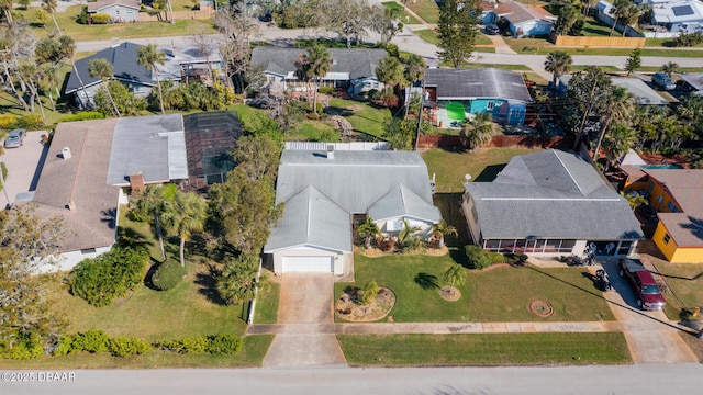 drone / aerial view featuring a residential view