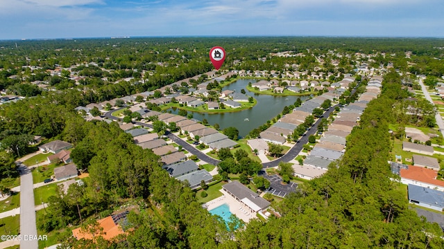 34 Raintree Cir, Palm Coast, FL 32164 - aerial view of property and surrounding area featuring nearby suburban area and a nearby body of water