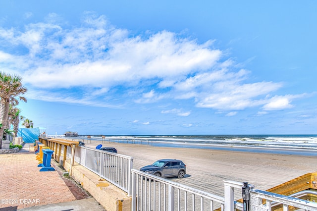 water view with a beach view