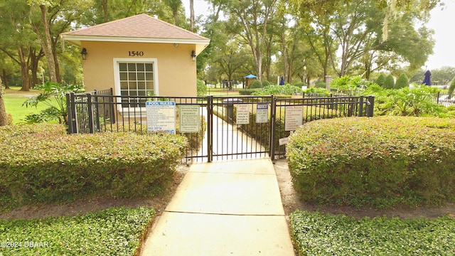 view of gate