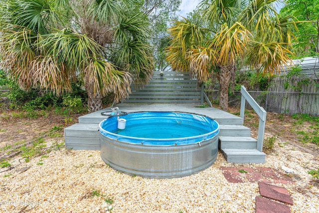1572 Primrose Ln, Daytona Beach, FL 32117 - view of pool with fence
