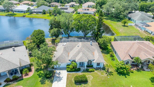 6062 Sabal Crossing Ct, Port Orange, FL 32128 - aerial perspective of suburban area featuring a nearby body of water