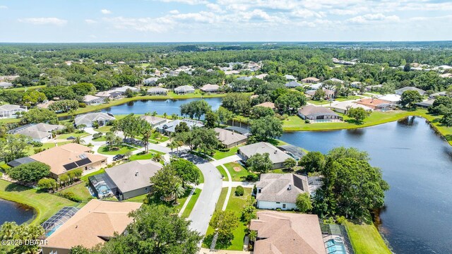 6062 Sabal Crossing Ct, Port Orange, FL 32128 - aerial view of residential area featuring a nearby body of water