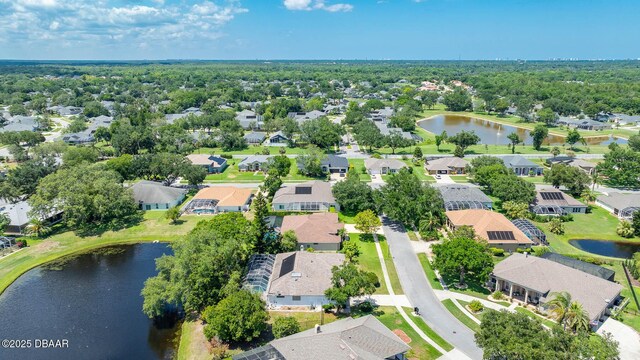 6062 Sabal Crossing Ct, Port Orange, FL 32128 - aerial perspective of suburban area with a large body of water