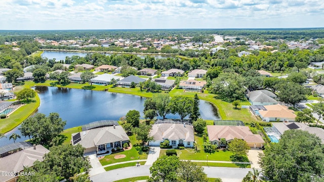 6062 Sabal Crossing Ct, Port Orange, FL 32128 - aerial perspective of suburban area featuring a large body of water