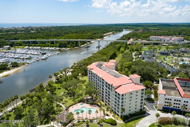146 Palm Coast Resort Blvd Unit 501, Palm Coast, FL 32137 - bird's eye view of a nearby body of water and apartment complex / building