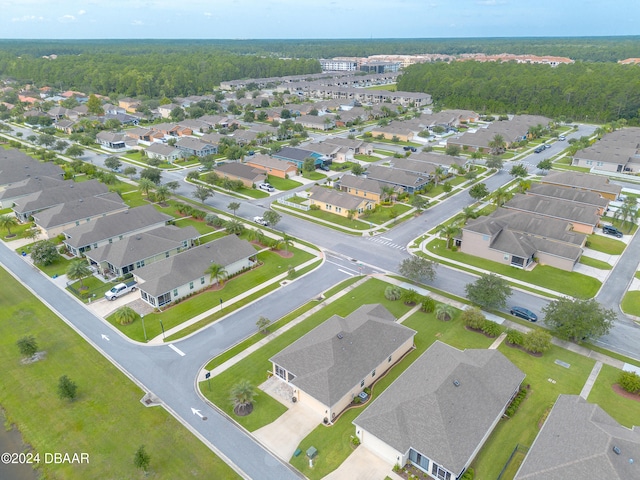 drone / aerial view featuring a residential view