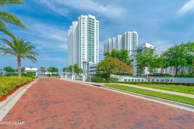 view of community featuring a view of city