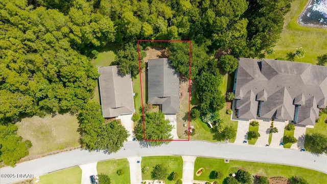 684 Aldenham Ln, Ormond Beach, FL 32174 - aerial view of property's location featuring property parcel outlined