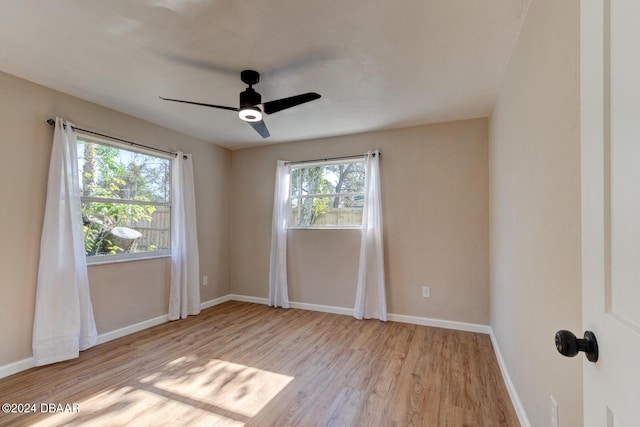 13 Highridge Rd, Daytona Beach, FL 32117 - empty room featuring wood finished floors and a ceiling fan