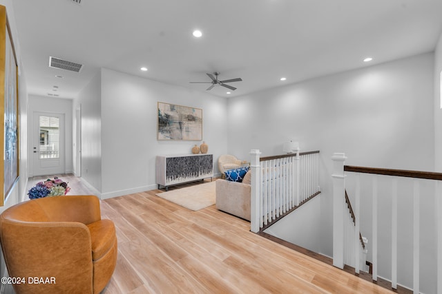 interior space featuring wood-type flooring