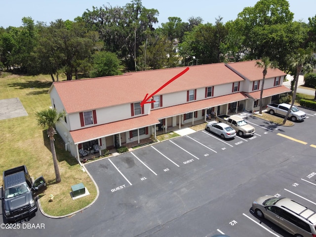 drone / aerial view