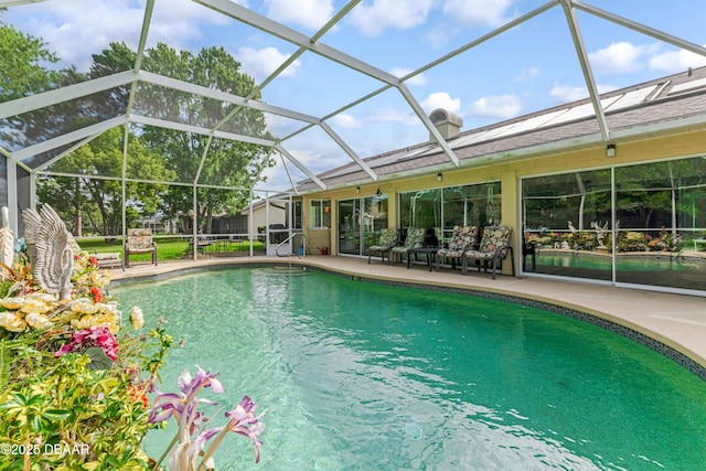 67 Kingsley Ln, Ormond Beach, FL 32174 - pool with a patio and a lanai