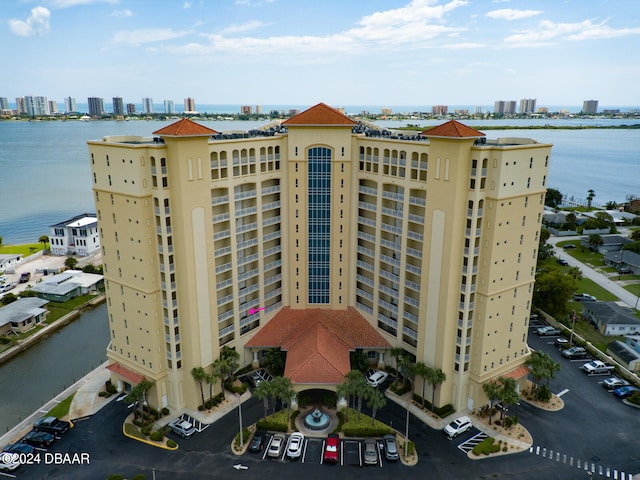 view of property featuring a water view