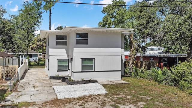 1324 Powers Ave, Holly Hill, FL 32117 - view of front of house featuring concrete block siding