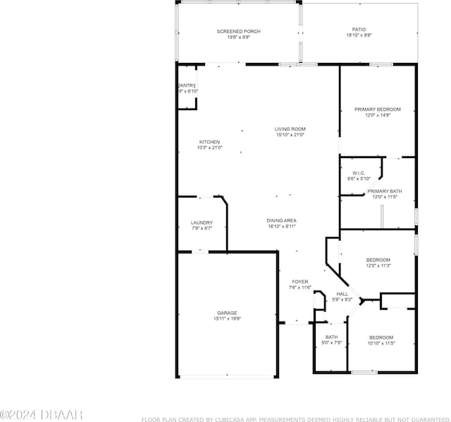 316 Dahoon Holly Dr, Daytona Beach, FL 32117 - property floor plan