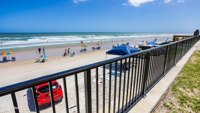 water view with a beach view