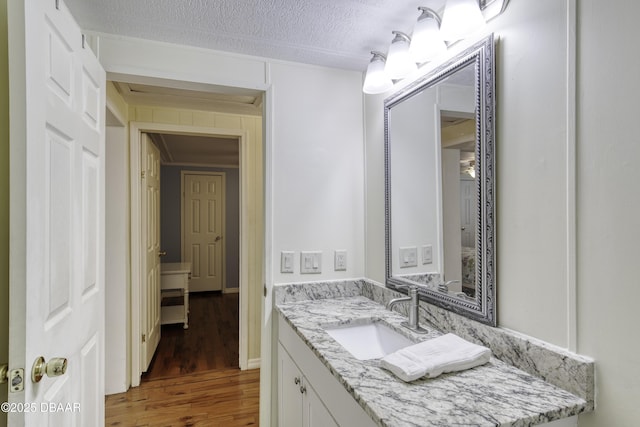 1420 Carol Lee St, Daytona Beach, FL 32117 - bathroom featuring wood finished floors and vanity