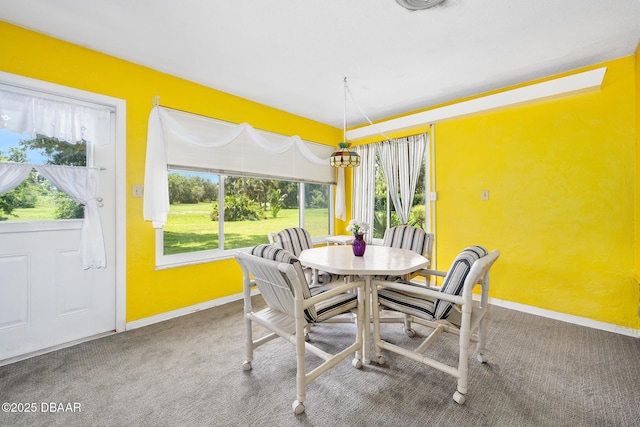 22 N St Andrews Dr, Ormond Beach, FL 32174 - dining space with carpet floors
