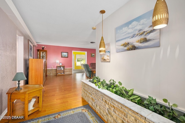 22 N St Andrews Dr, Ormond Beach, FL 32174 - corridor featuring wood finished floors