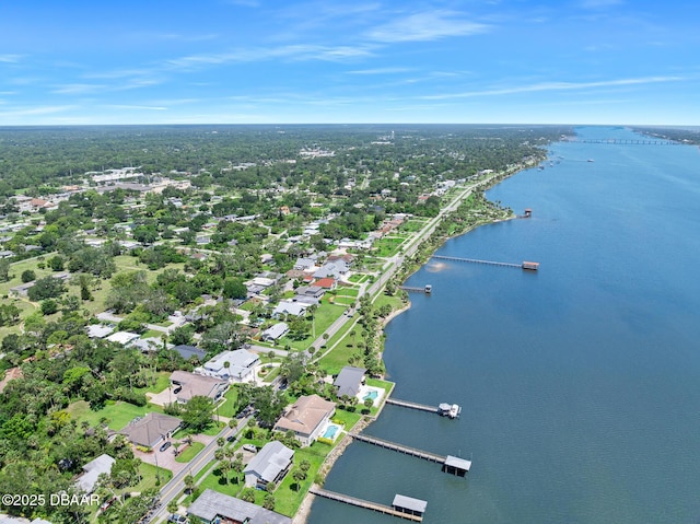 1650 Riverside Dr, Holly Hill, FL 32117 - drone / aerial view of a large body of water