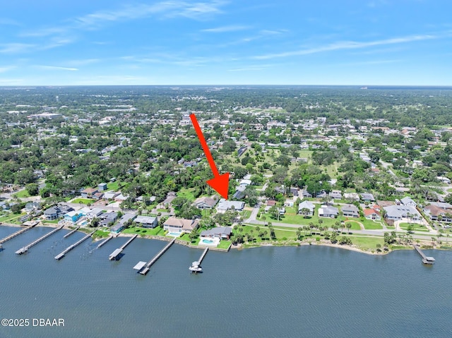 1650 Riverside Dr, Holly Hill, FL 32117 - view of property location with a large body of water and nearby suburban area