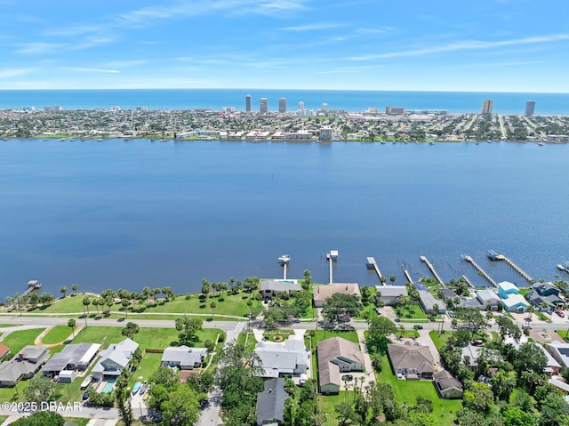 1650 Riverside Dr, Holly Hill, FL 32117 - aerial perspective of suburban area with a nearby body of water