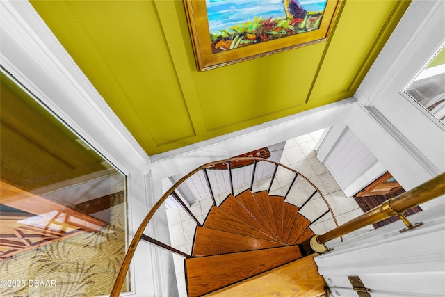 4026 Cardinal Blvd, Wilbur-By-The-Sea, FL 32127 - stairs featuring tile patterned flooring