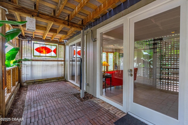 4026 Cardinal Blvd, Wilbur-By-The-Sea, FL 32127 - view of unfurnished sunroom