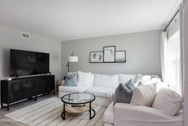 3750 S Atlantic Ave Unit 180, Daytona Beach Shores, FL 32118 - living area with wood finished floors
