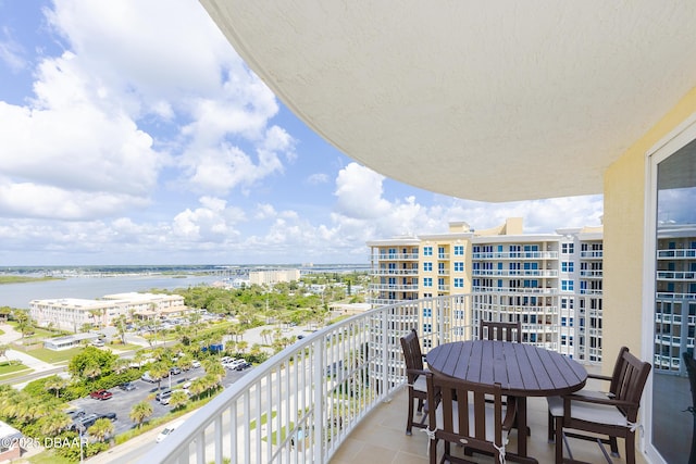 3721 S Atlantic Ave Unit 1101, Daytona Beach Shores, FL 32118 - balcony with a water view