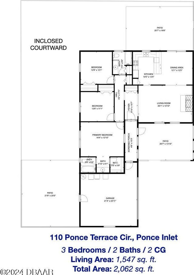 110 Ponce Terrace Cir, Ponce Inlet, FL 32127 - property floor plan