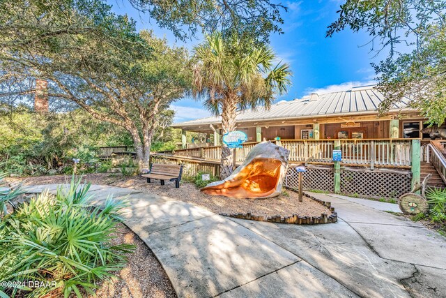 110 Ponce Terrace Cir, Ponce Inlet, FL 32127 - view of jungle gym with a deck
