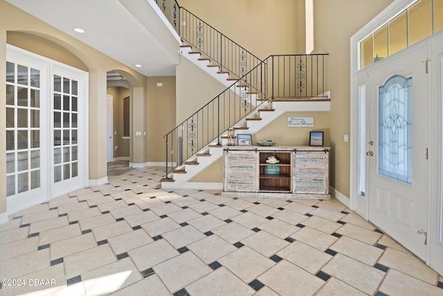 view of entrance foyer