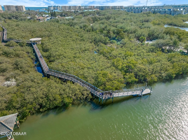 4777 S Atlantic Ave Unit B2, Ponce Inlet, FL 32127 - view of urban area with a nearby body of water and a heavily wooded area