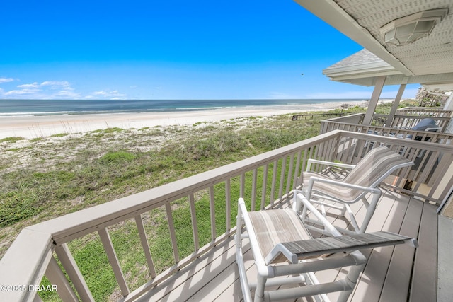 4777 S Atlantic Ave Unit B2, Ponce Inlet, FL 32127 - balcony featuring view of water and beach